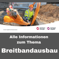 Informationen zum Thema Breitbandausbau