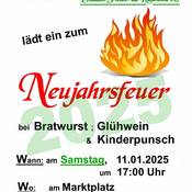 Neujahrsfeuer - zur Detailansicht wechseln