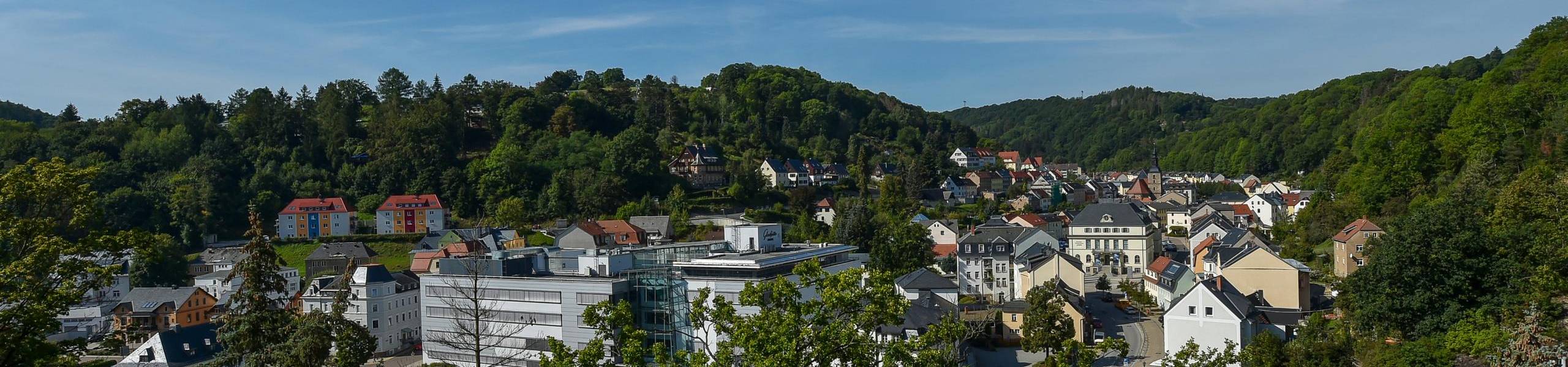 Blick auf Glashütte